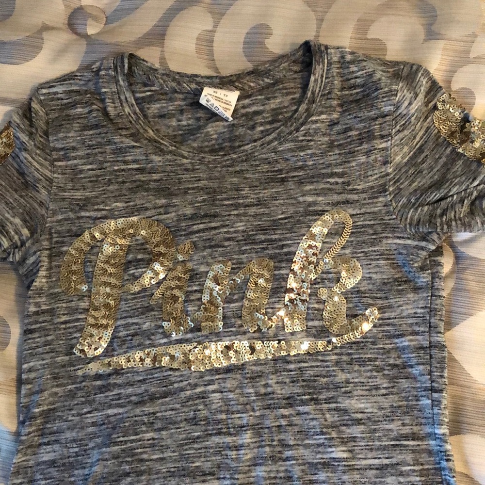 Victoria Secret PINK sequin tee